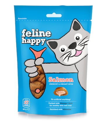 happy cat salmon